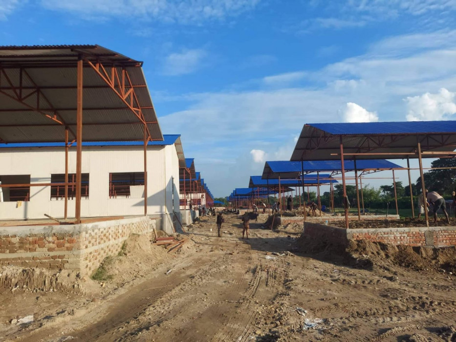 होल्डिङ्ग सेन्टर निर्माणको काम ६० प्रतिशत सकियो