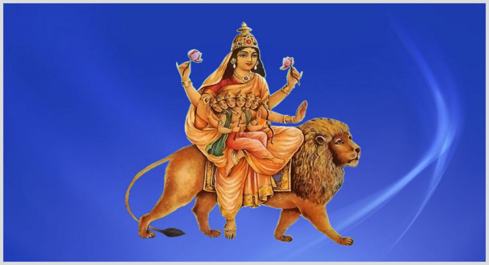 आज बडा दशैंको पाँचौँ दिन, स्कन्दमाताको पूजा गरिँदै