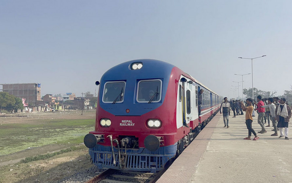 थन्किएका रेलको ईनर्वा–कुर्था परीक्षण