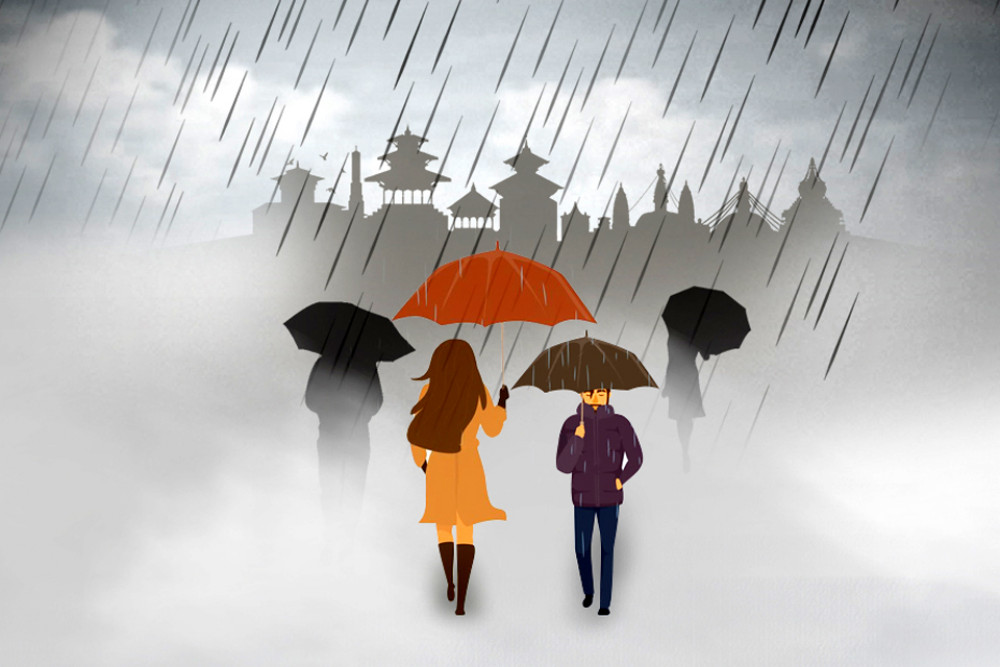 आज पूर्वमा बढी बर्षा हुने सम्भावना, बेलुकाबाट मौसममा सुधार हुने