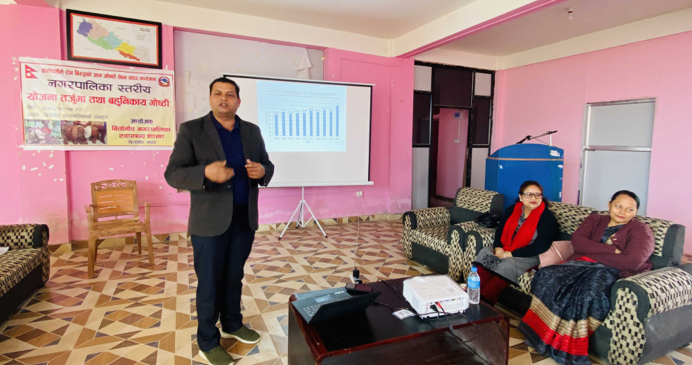 बिर्तामोडमा हात्ती पाइले विरुद्धको औषधी फागुन २८ देखि खुवाइने