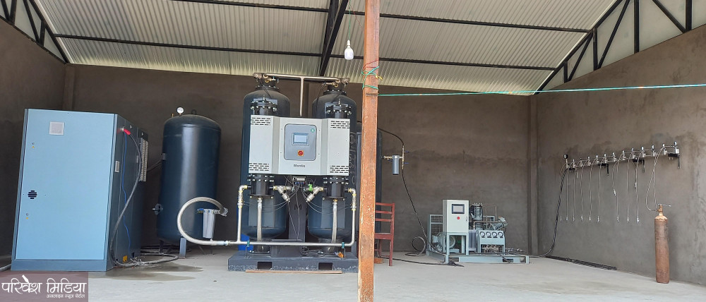 कनकाईको प्लाण्टबाट अक्सिजन उत्पादन शुरु