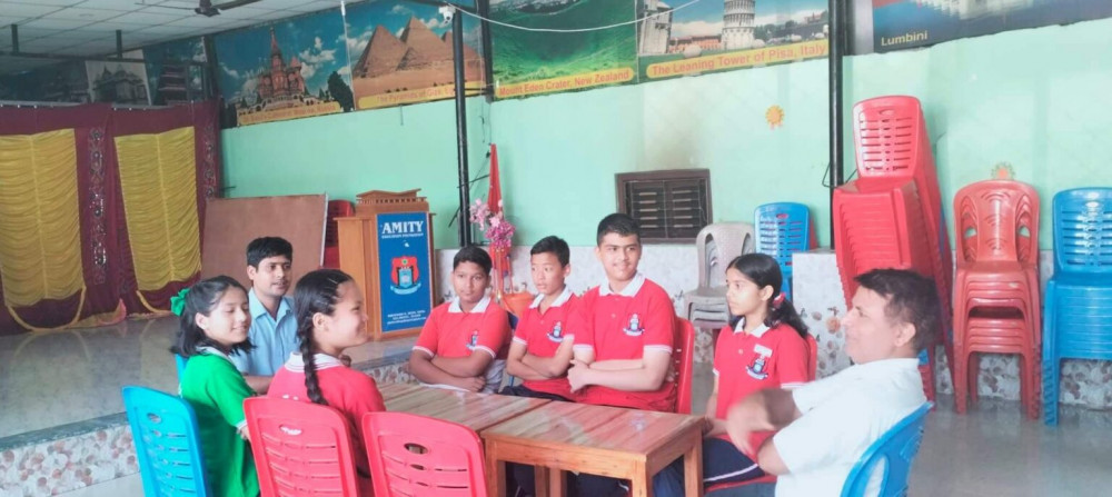 एमिटीका विद्यार्थीलाई उद्घोषण तालिम