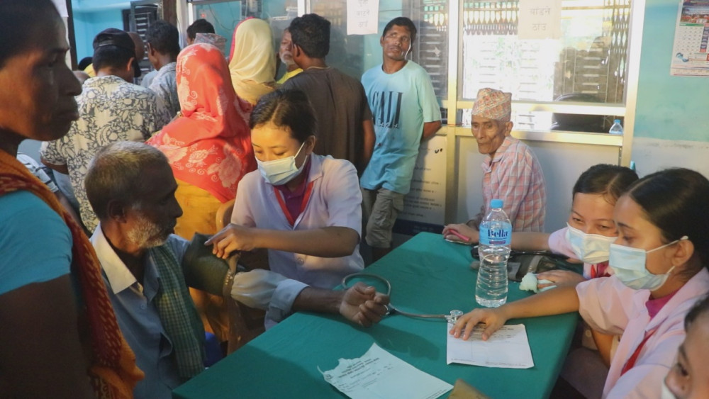 बाह्रदशीमा एक दिने स्वास्थ्य शिविर सम्पन्न