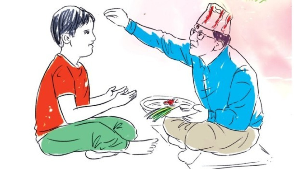 आज दशैँको तेस्रो दिनपनि टीका लगाउने क्रम जारी