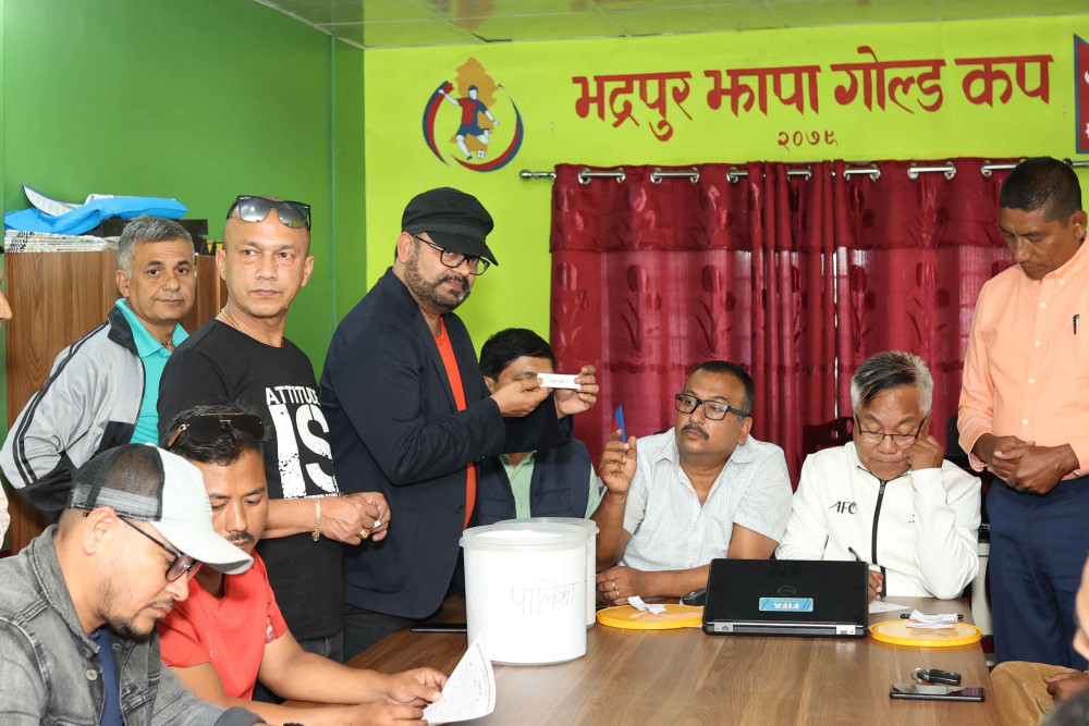 झापा जिल्ला स्तरीय अन्तरपालिका लिगको खेल तालिका सार्वजनिक