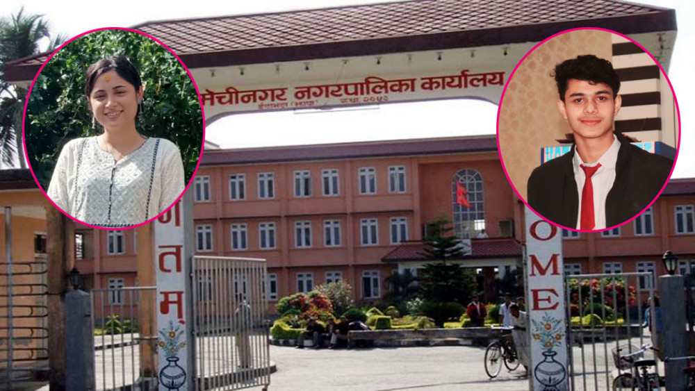 प्रवेश दाहाल र टीना कार्की मेचीनगरका संस्थागत विद्यालयतर्फ उत्कृष्ट