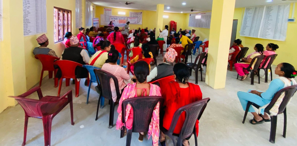 अर्जुनधाराका ज्येष्ठ नागरिकहरुलाई सम्मान तथा महिलाहरुको स्वास्थ्य जाँच