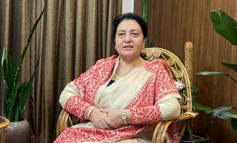 ‘कुनै पदप्रति लालसा, महत्त्वाकांक्षा र आशक्ति ममा छैन’ : पूर्वराष्ट्रपति भण्डारी