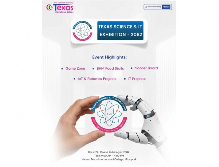 टेक्सासमा साइन्स एन्ड आईटी एक्जिबिसन हुँदै