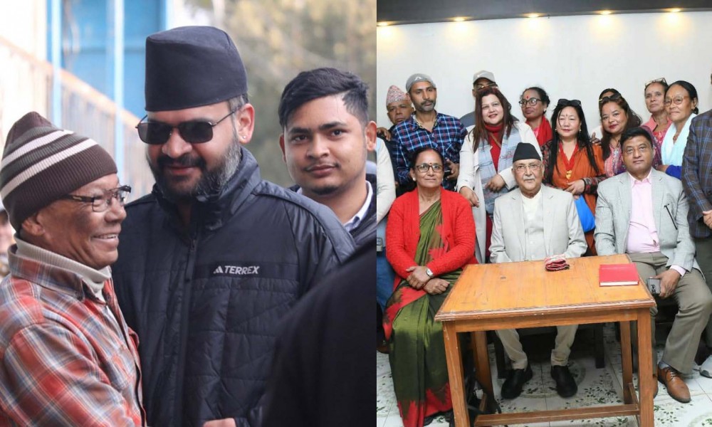 आज बालेन उत्तर लाग्दा ओली दक्षिणतर्फ