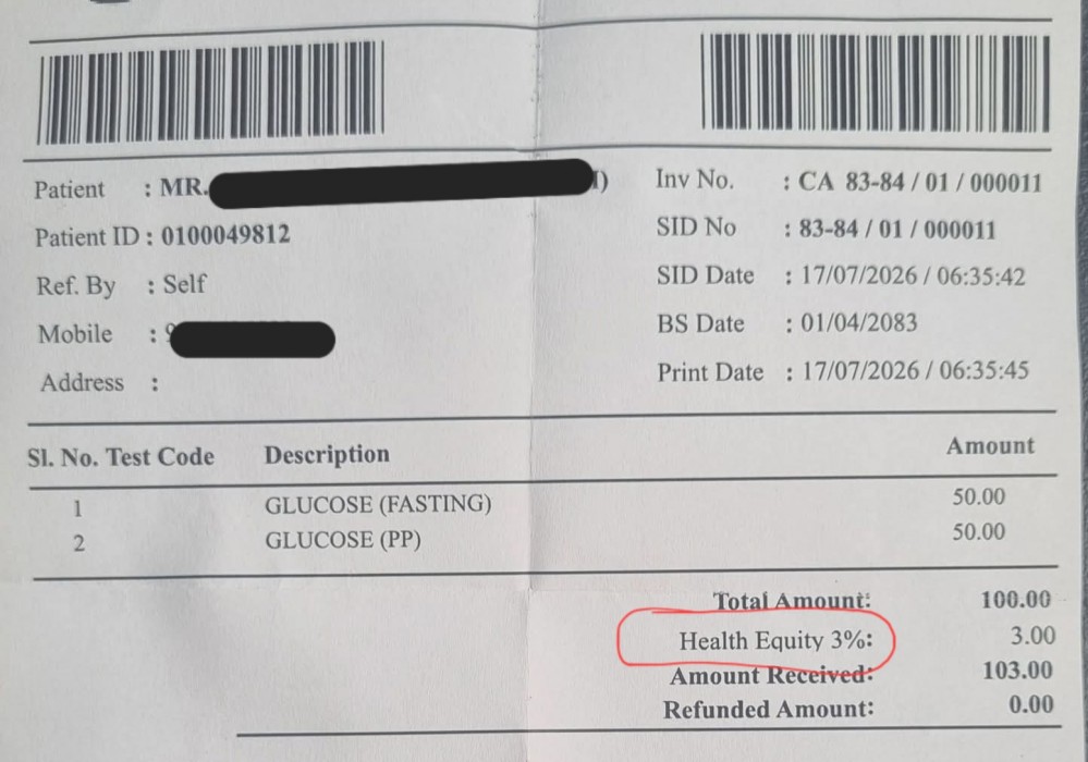 आजदेखि निजी स्वास्थ्य संस्थामा उपचार गर्दा ३ प्रतिशत कर लाग्ने
